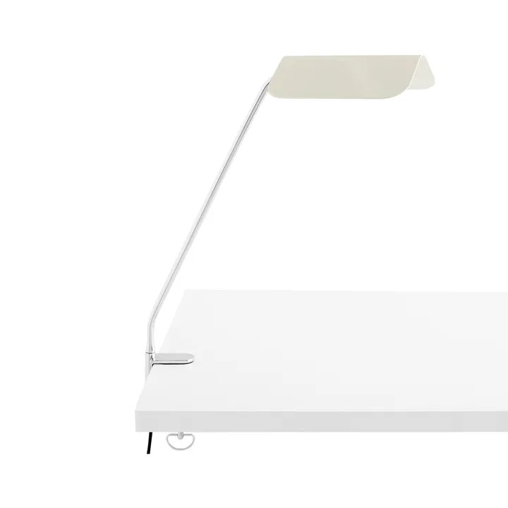Lampe de bureau à pince Apex Clip - Oyster white - HAY