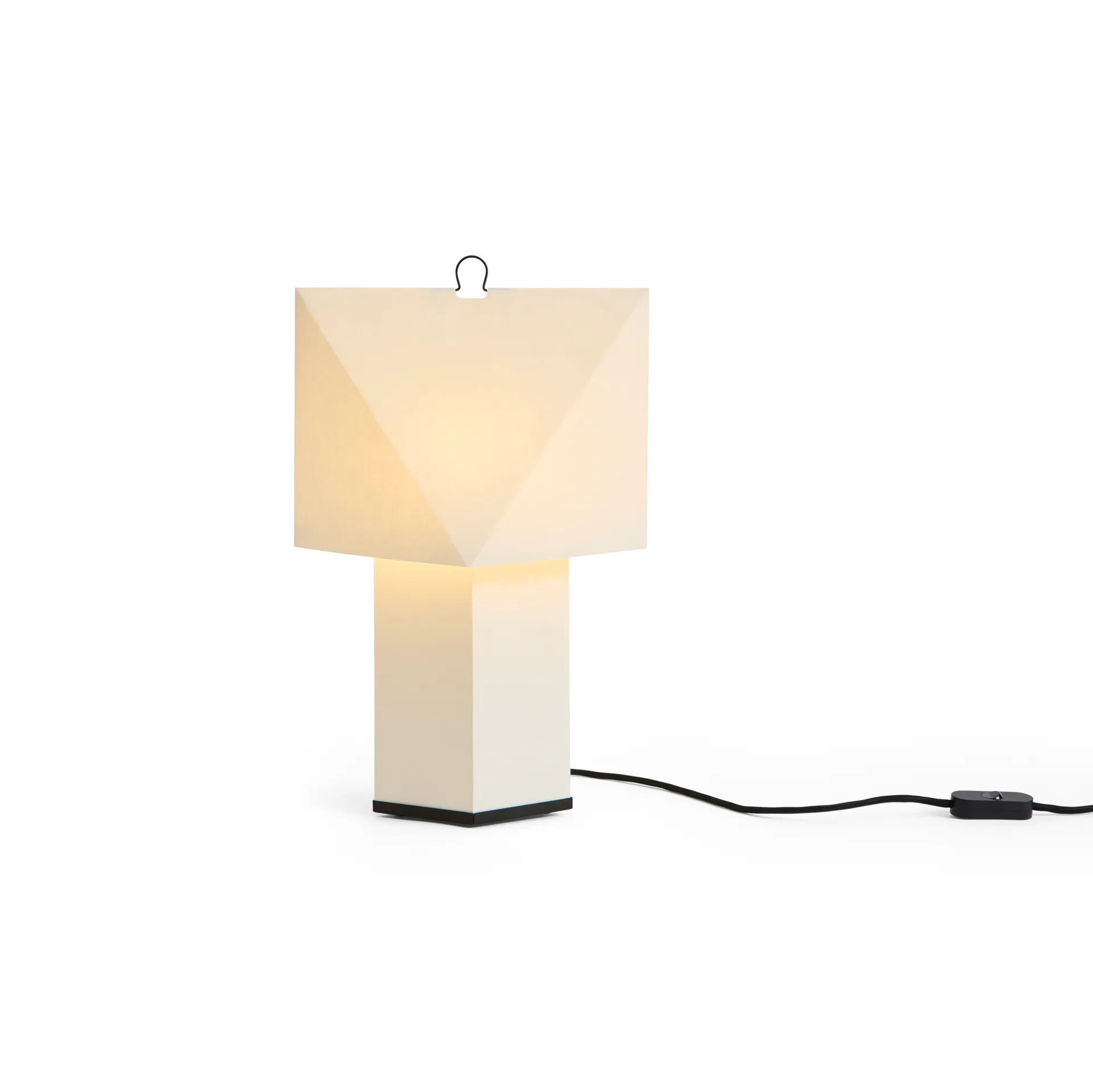 Lampe de table Aplat, White, 44 cm HAY