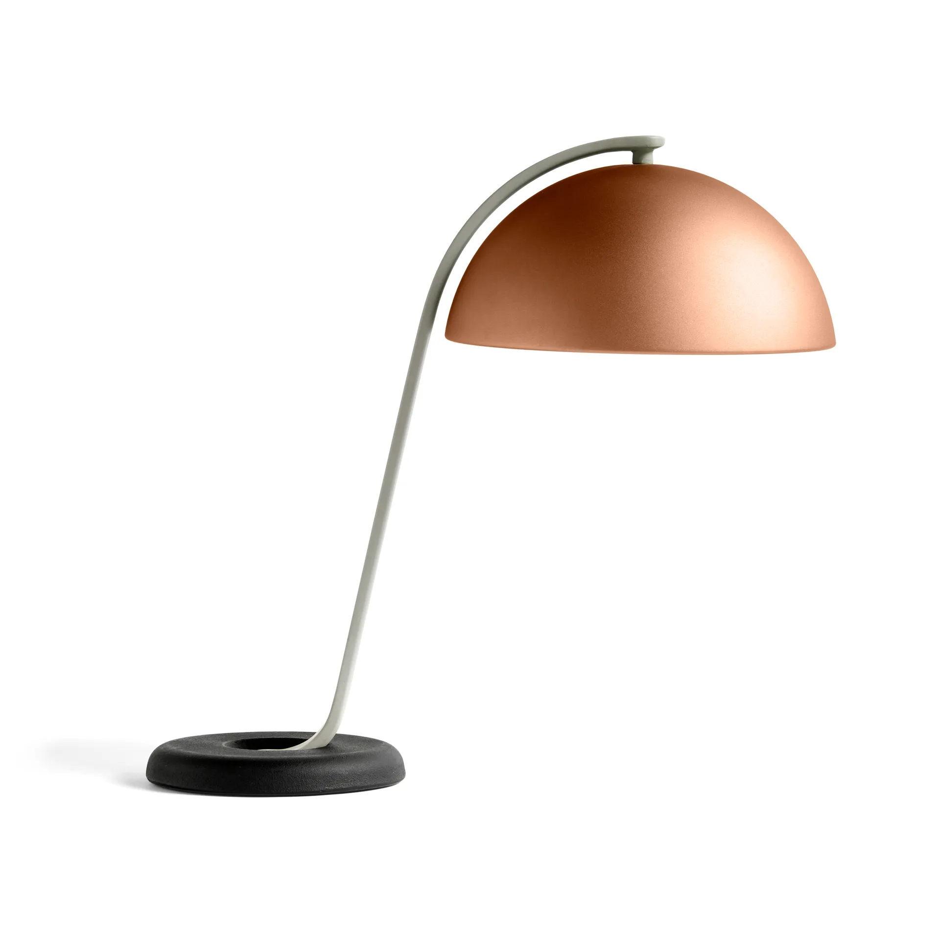 Lampe de table Cloche, Mocca anodised HAY