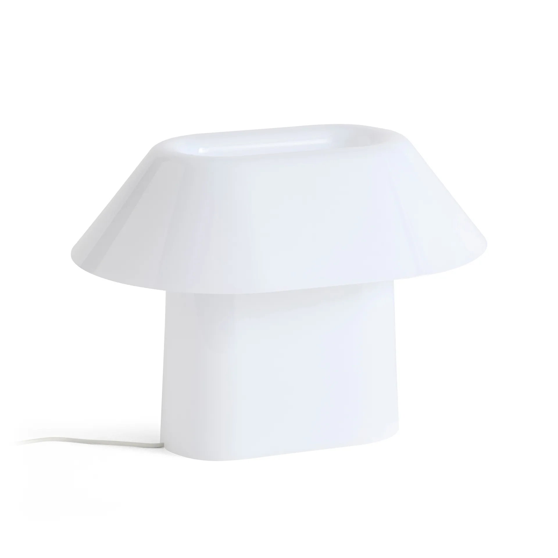 Lampe de table Drome Table 31,5x22 cm, Opal acrylic HAY