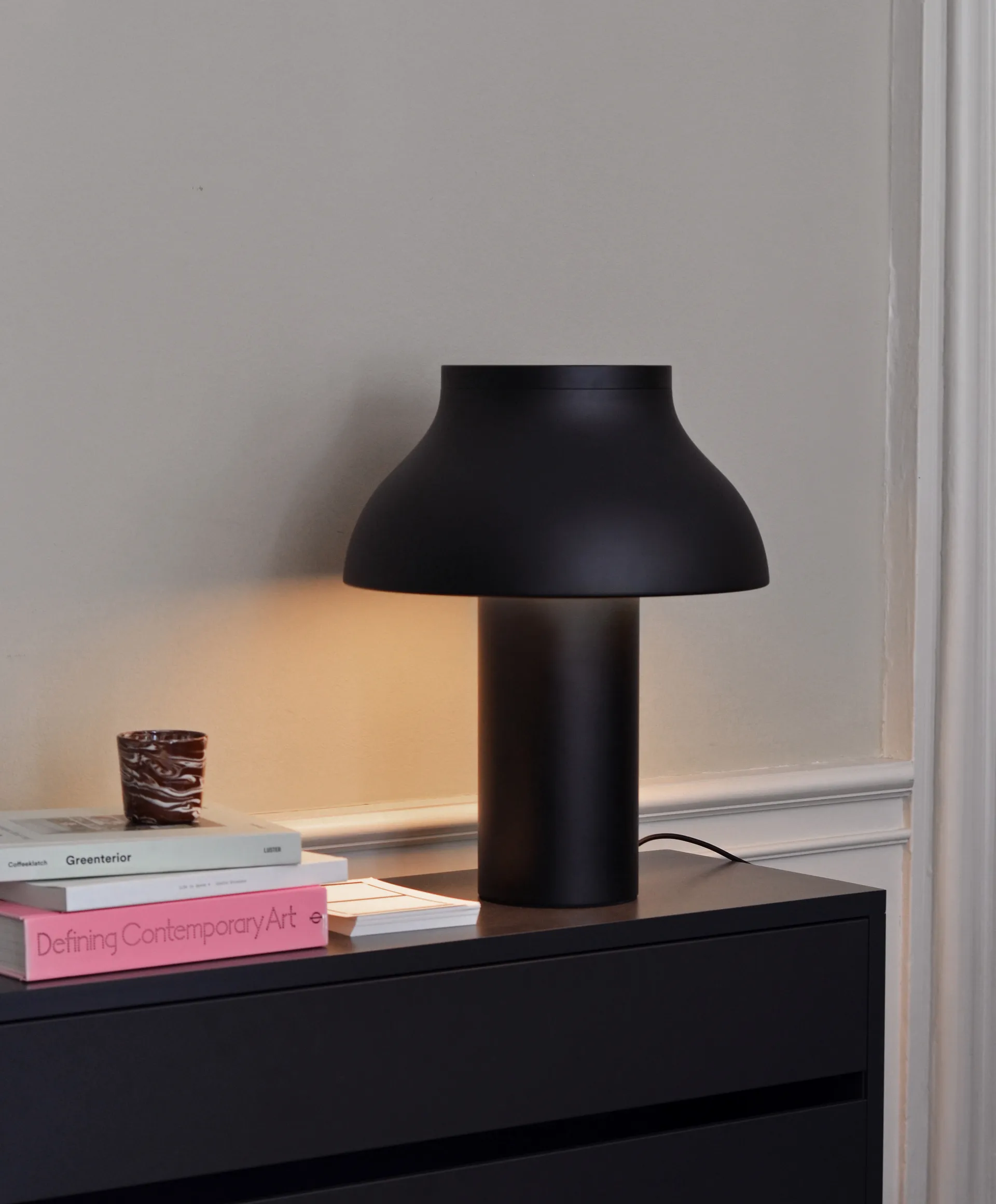 Lampe de table L PC table Ø40 cm, Soft black HAY
