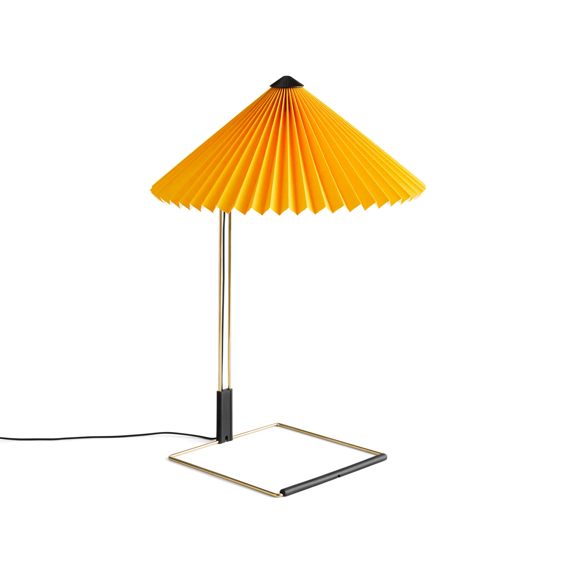 Lampe de table Matin table Ø38 cm, Yellow shade HAY