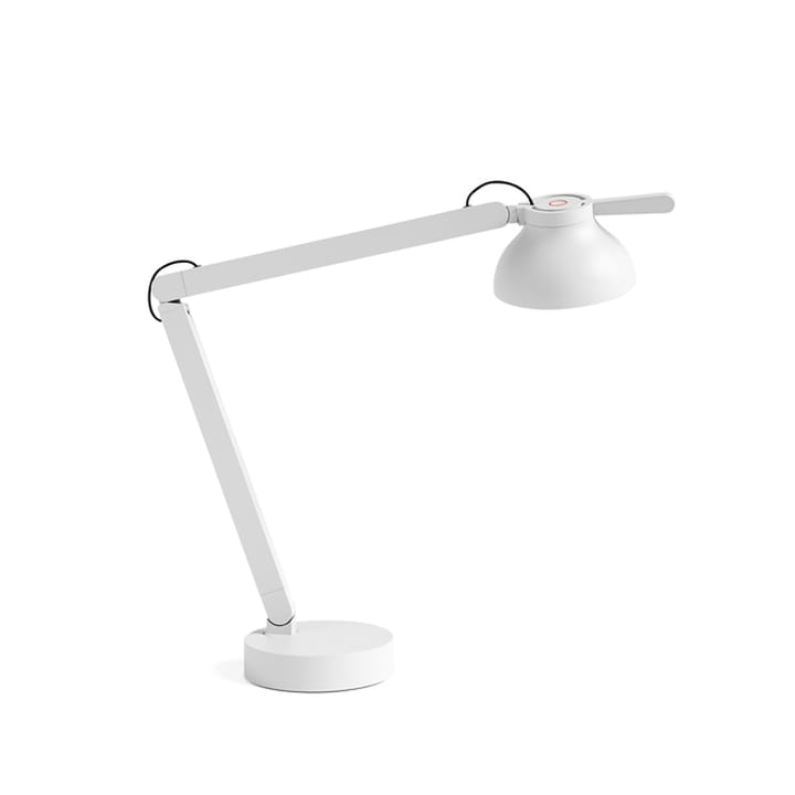 Lampe de table PC Double arm - ash grey, avec pied de lampe - HAY