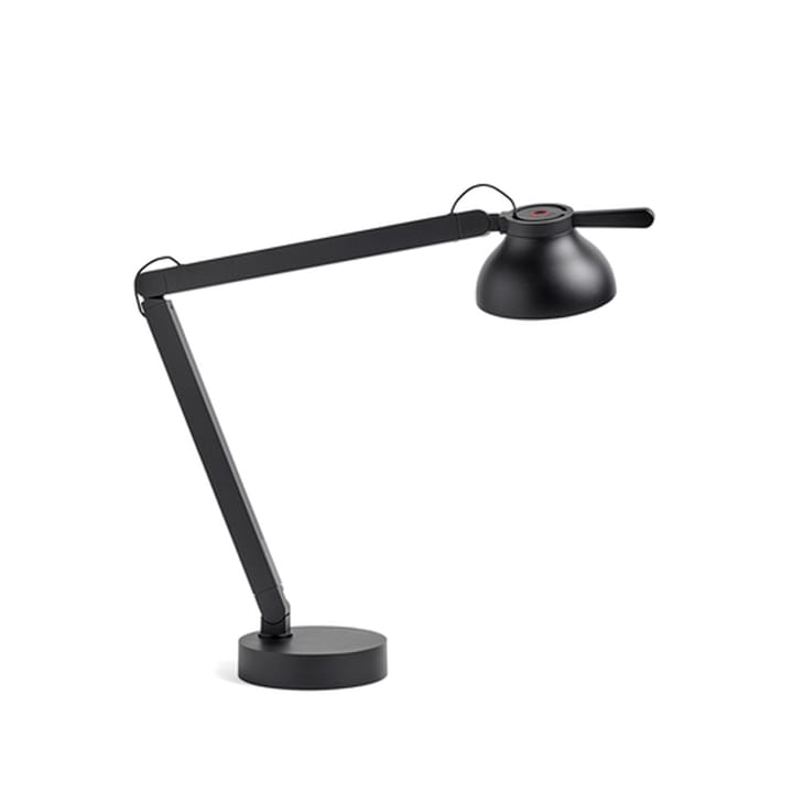 Lampe de table PC Double arm - soft black, avec pied de lampe - HAY