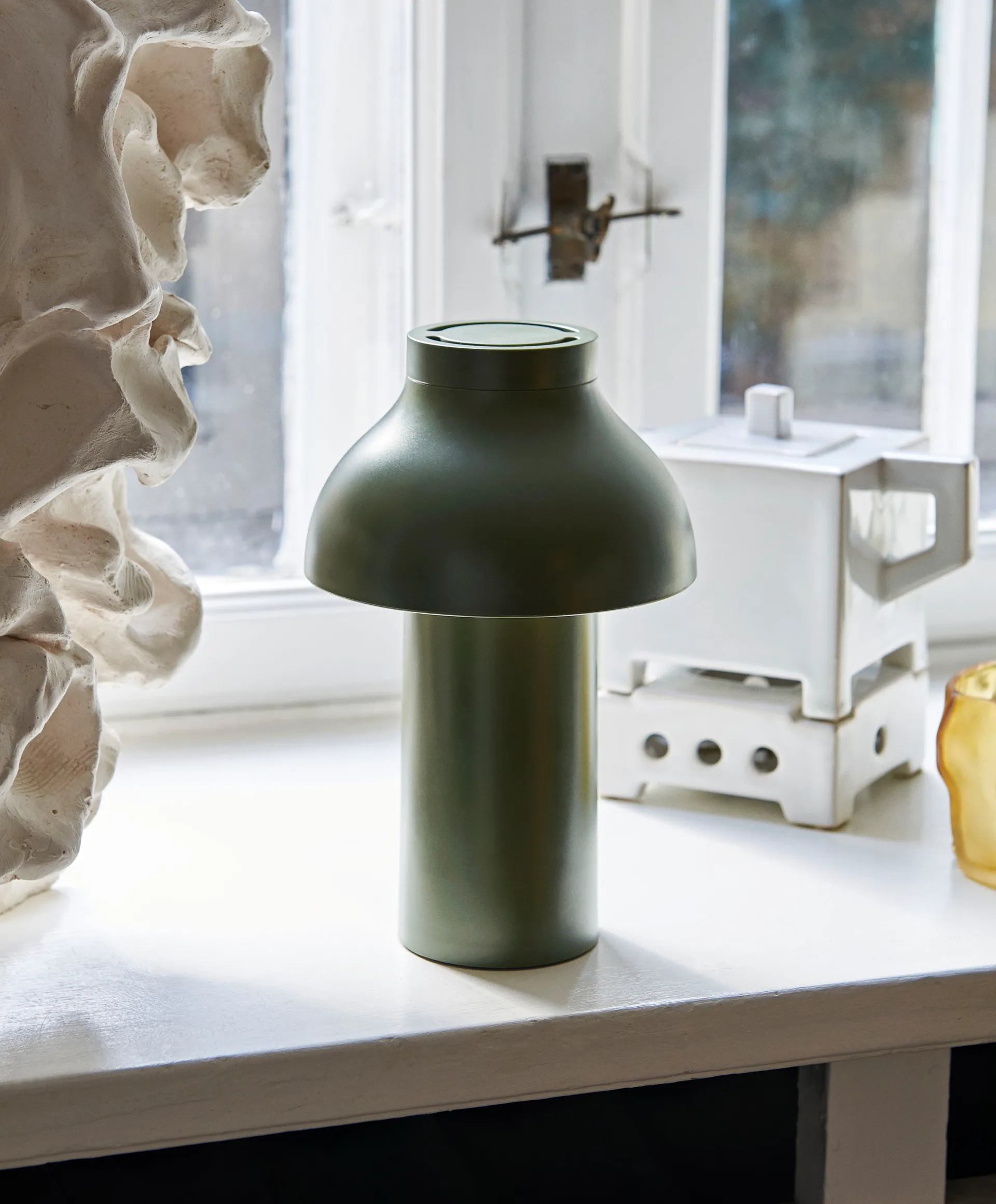 Lampe de table PC Portable, Olive HAY