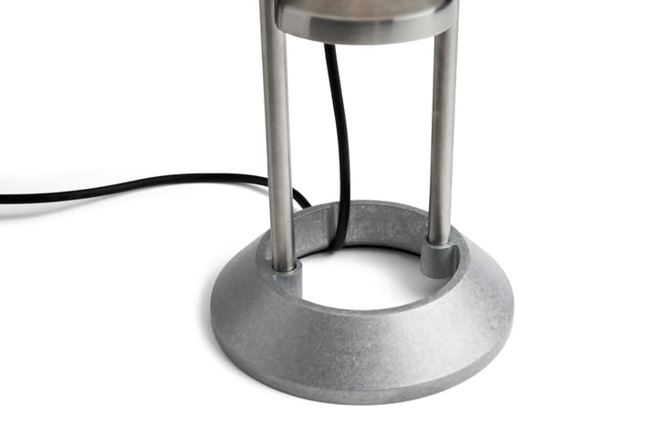 Lampe de table portable Mousqueton 30,5 cm - Brushed stainless steel - HAY