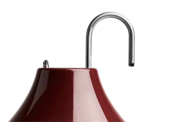 Lampe de table portable Mousqueton 30,5 cm - Iron red - HAY