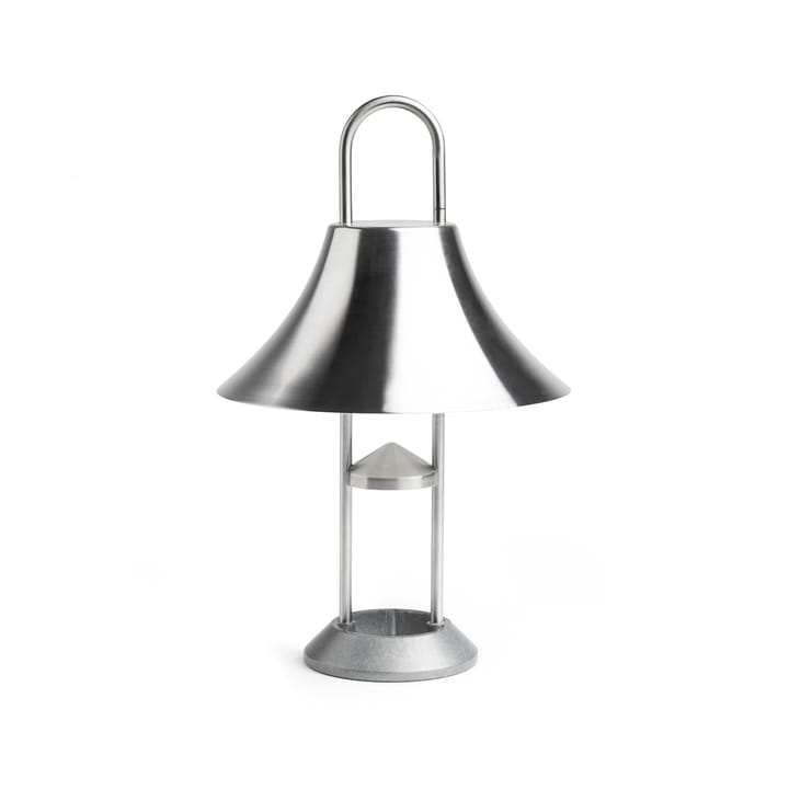 Lampe de table portable Mousqueton - Brushed stainless steel - HAY