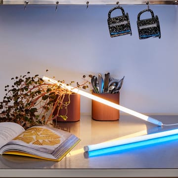 Lampe fluorescente Neon Tube Slim 50cm - blue, 50 cm - HAY