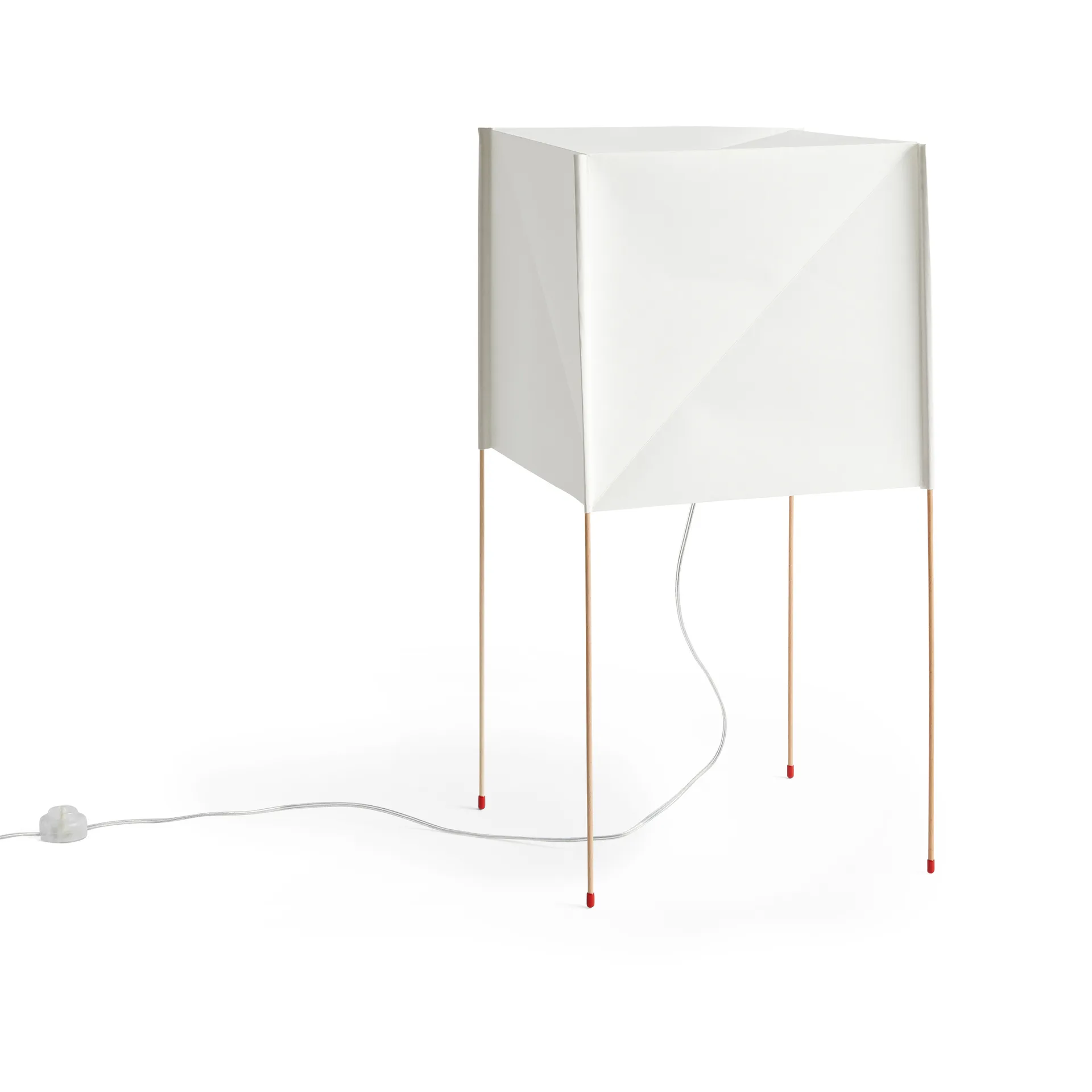 Lampe sur pied Paper Cube, Blanc HAY