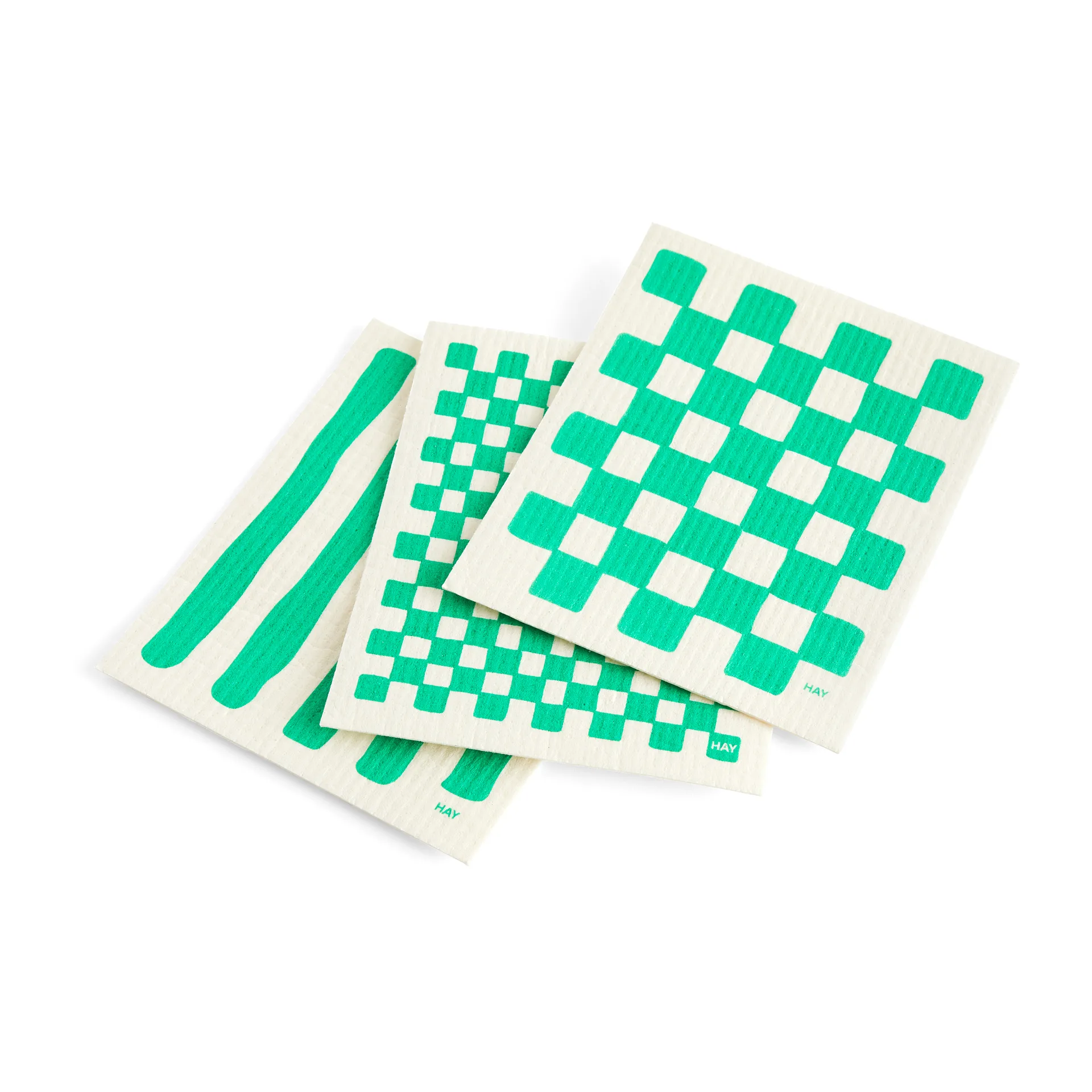 Lavette Sponge Lot de 3, Blanc HAY