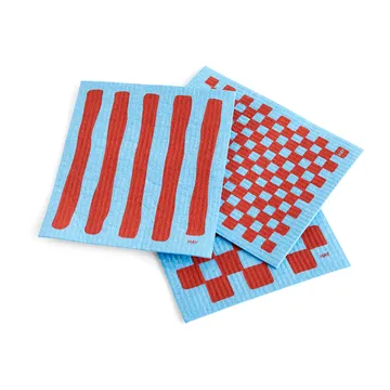 Lavette Sponge Lot de 3 - Bleu - HAY