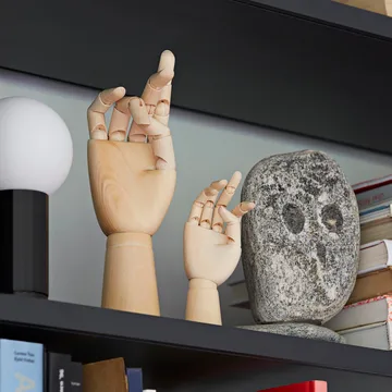 Main articulée en bois Wooden Hand - Small (13,5 cm) - HAY