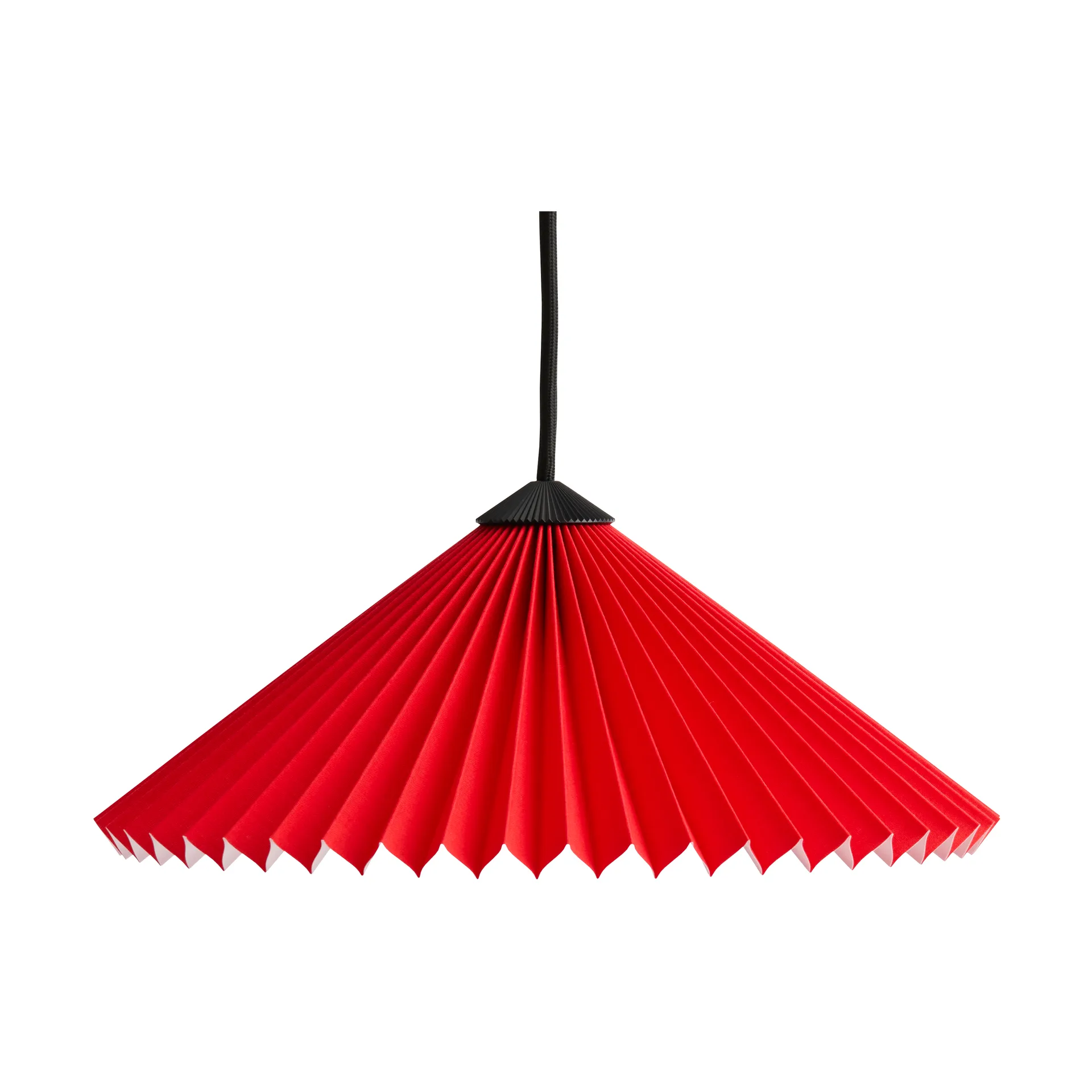Matin Pendant suspension 30x30 cm, Bright red HAY
