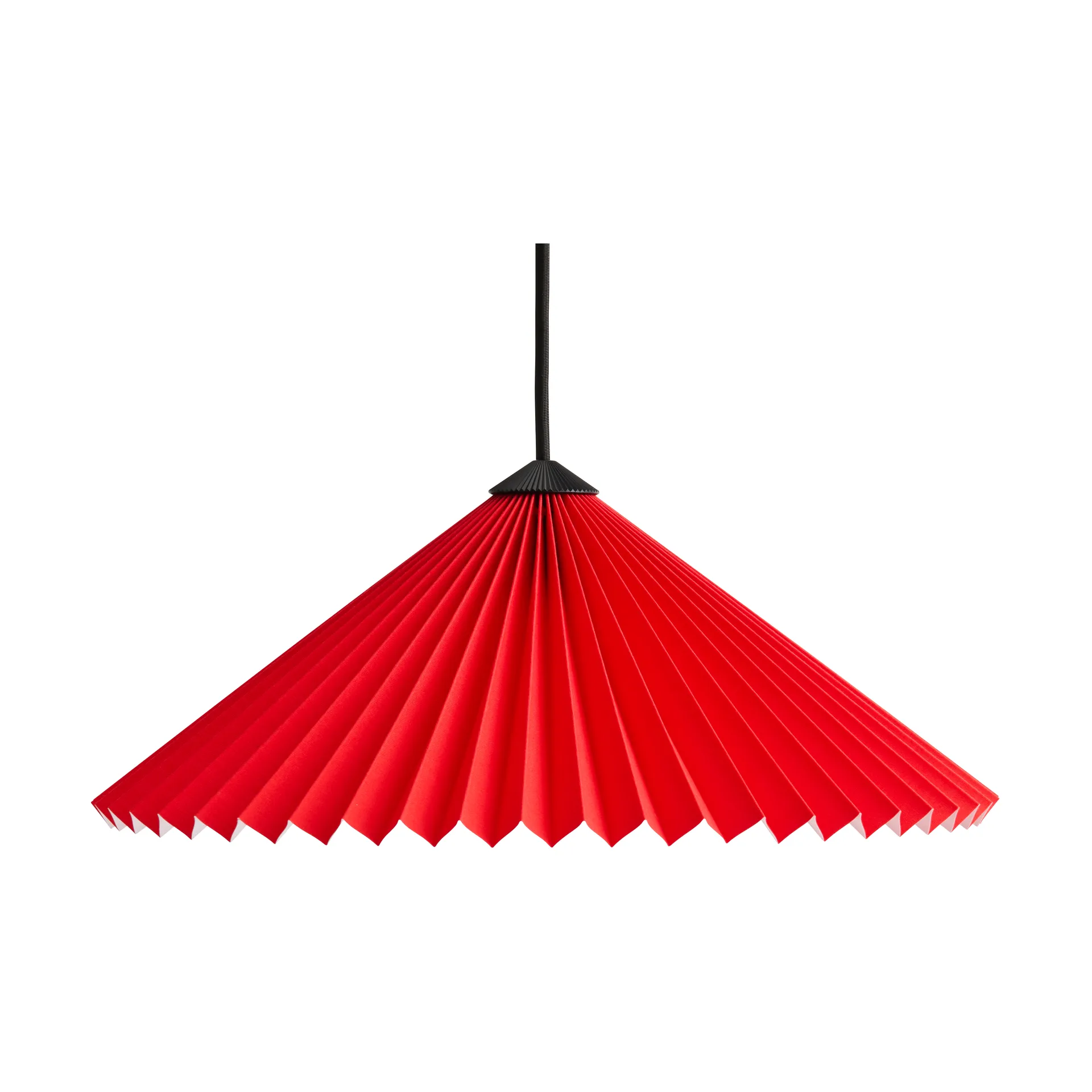 Matin Pendant suspension 38x38 cm, Bright red HAY