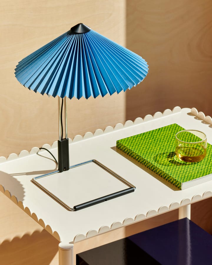 Matin table Lampe à poser Ø30 cm - Placid blue-steel - HAY