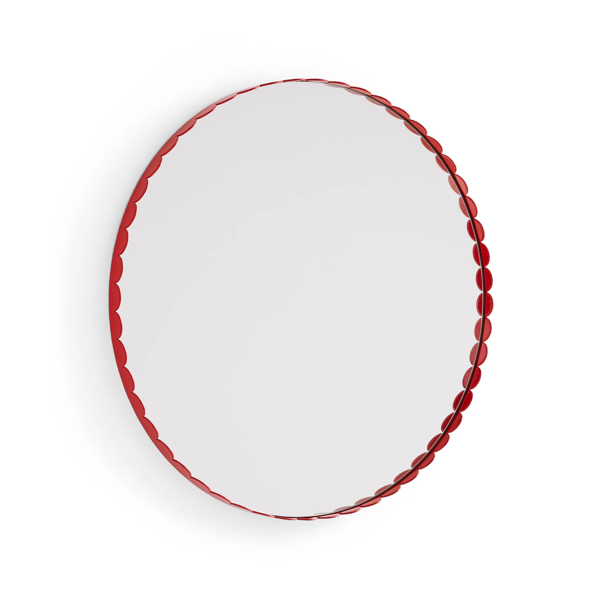 Miroir Arcs Mirror Ø 60 cm, Red HAY