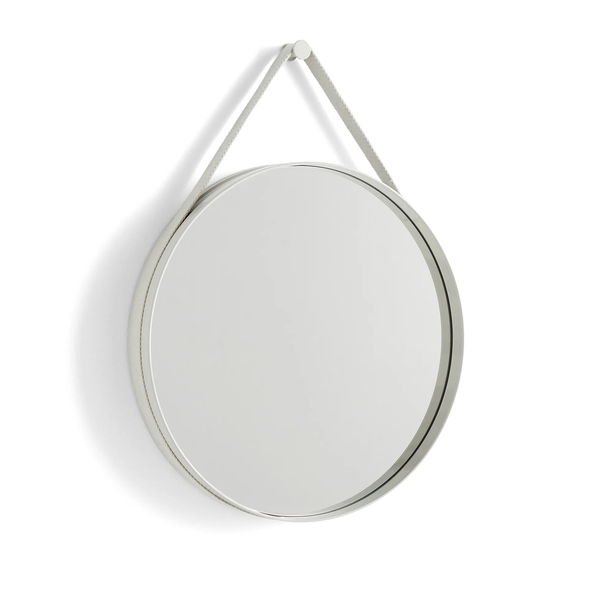 Miroir Strap Mirror, Light grey HAY