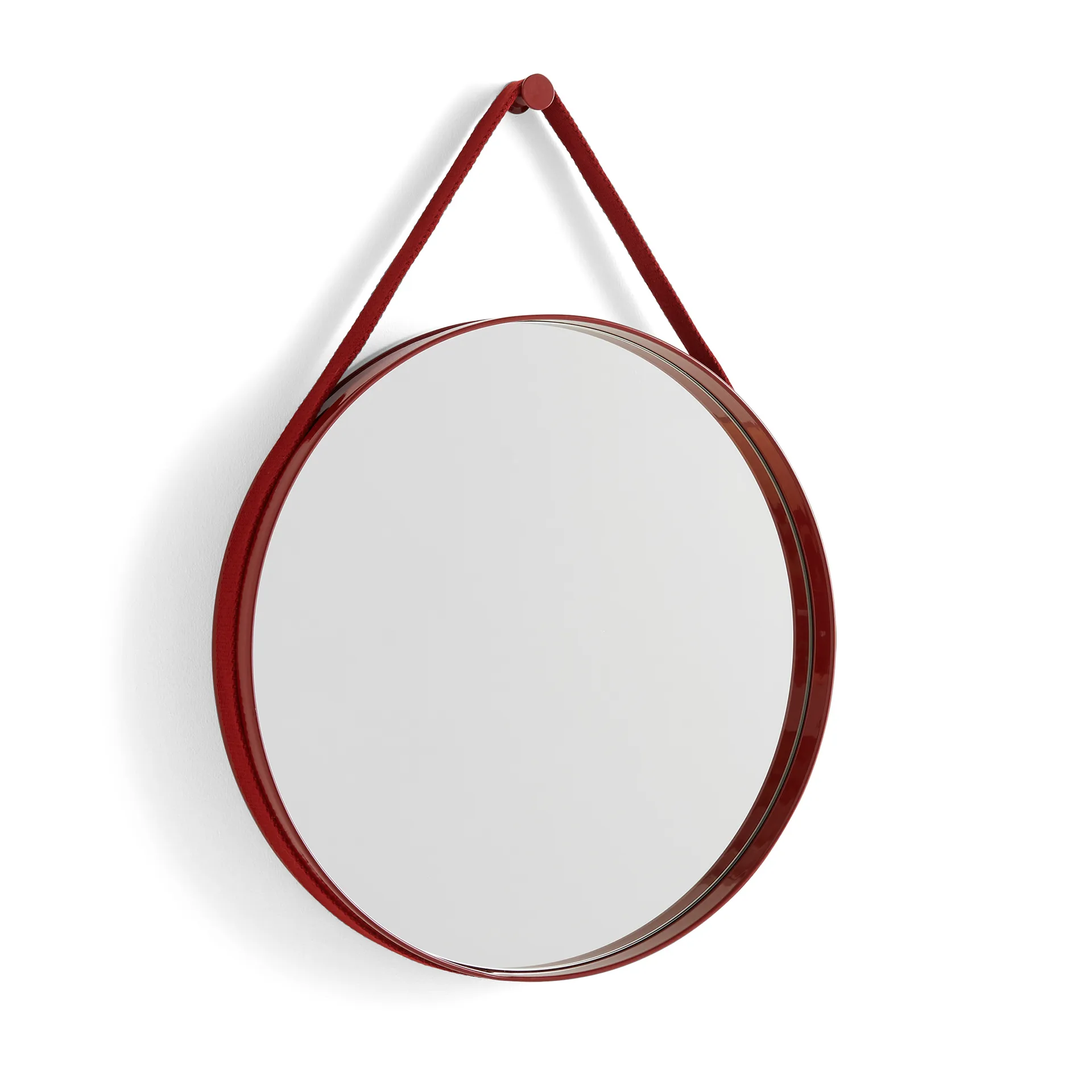 Miroir Strap Mirror, Red HAY