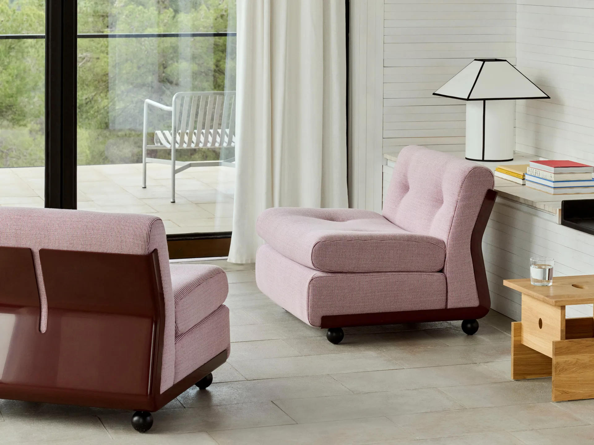 Module de canapé Amanta, Burgundy red-yuma 1851, 1-place/fauteuil HAY