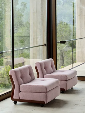 Module de canapé Amanta - Burgundy red-yuma 1851, 1-place/fauteuil - HAY