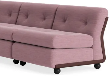 Module de canapé Amanta - Burgundy red-yuma 1851, 3-places - HAY