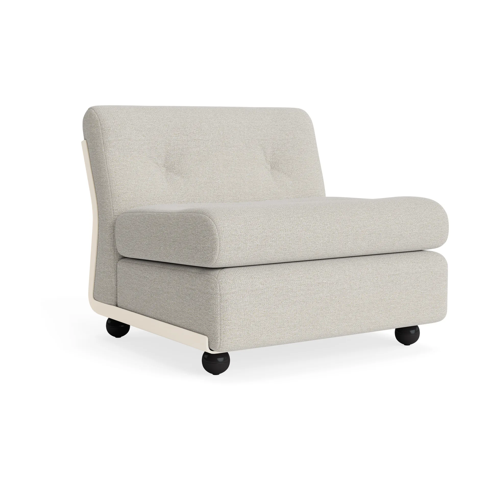 Module de canapé Amanta, Cream beige-story 102, 1-place/fauteuil HAY