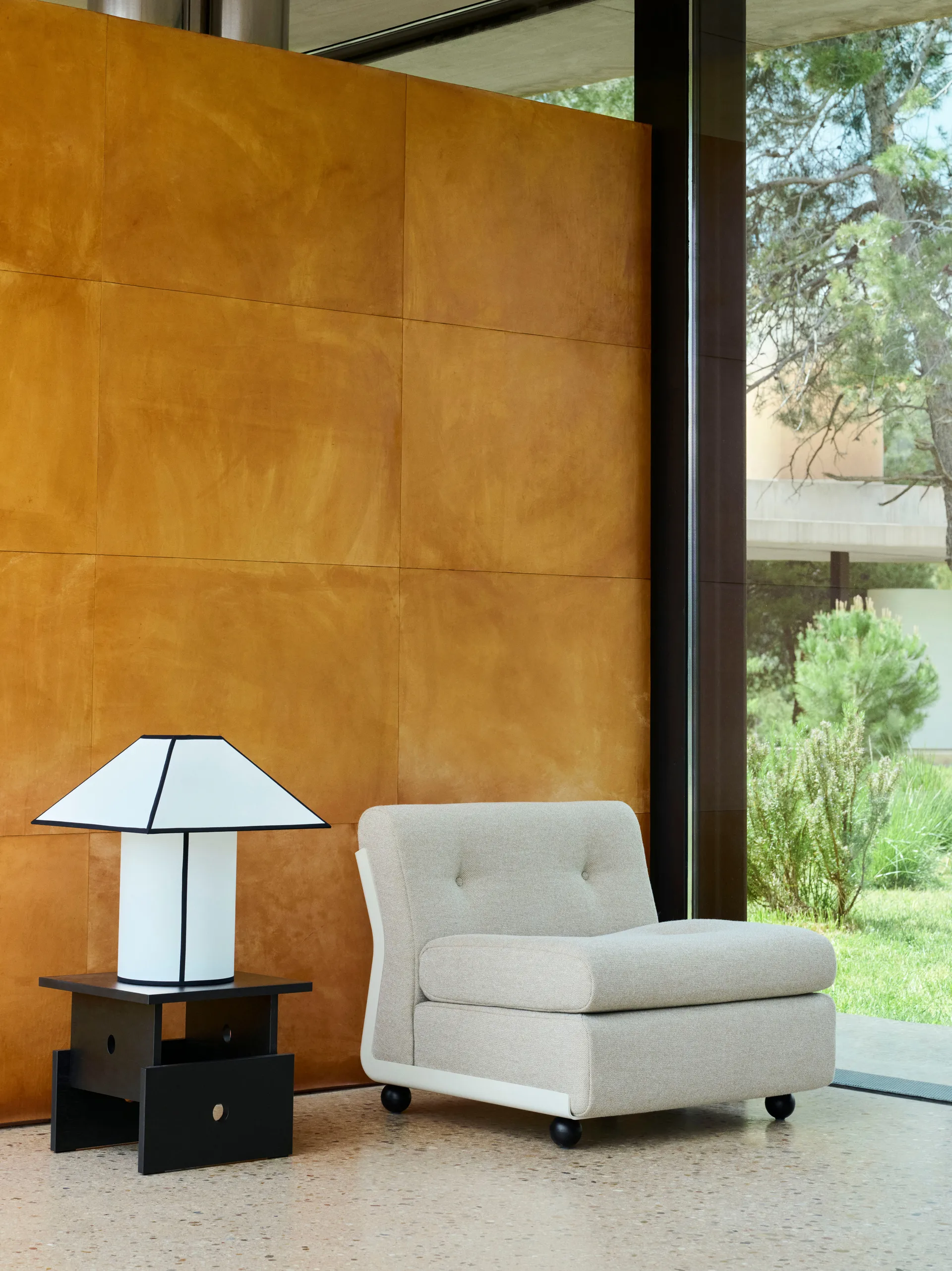 Module de canapé Amanta, Cream beige-story 102, 1-place/fauteuil HAY