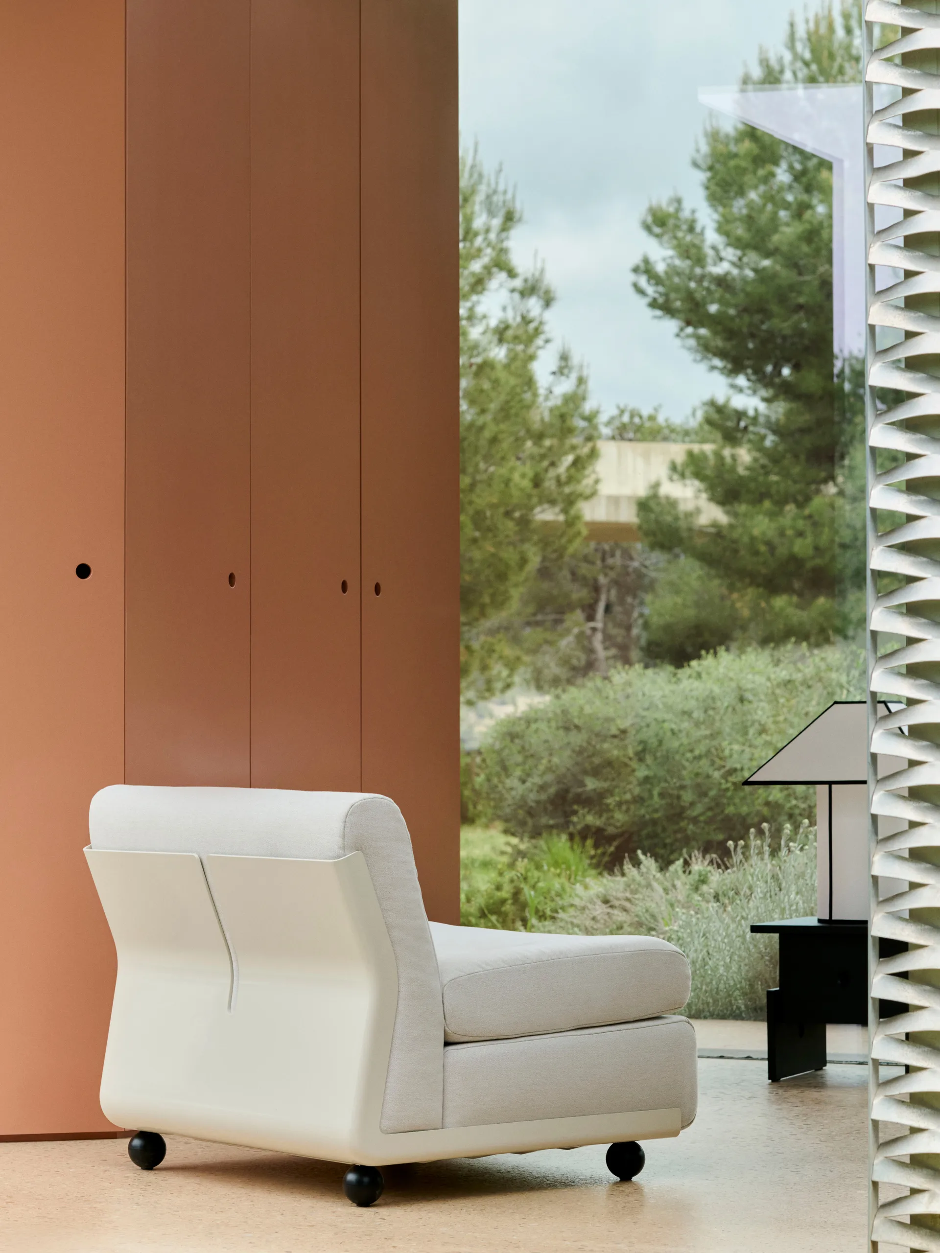 Module de canapé Amanta, Cream beige-story 102, 1-place/fauteuil HAY