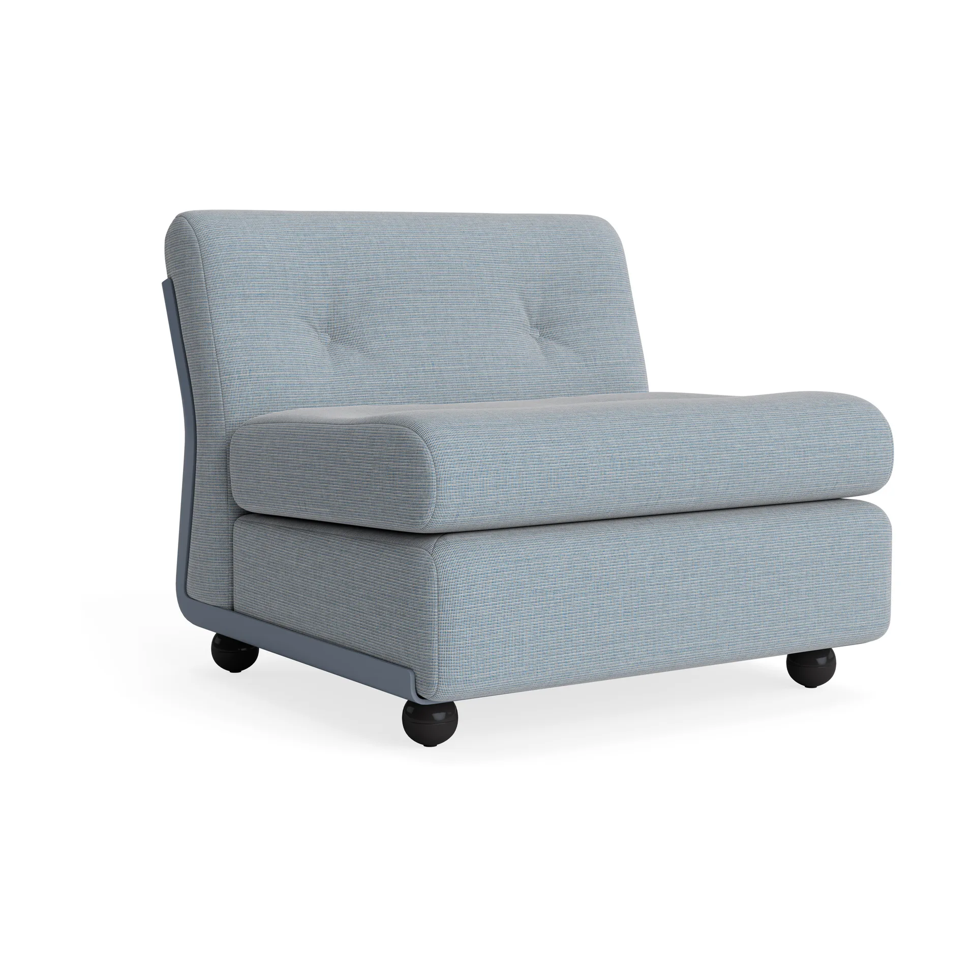 Module de canapé Amanta, Frost blue-naveli 723, 1-place/fauteuil HAY