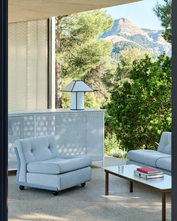 Module de canapé Amanta - Frost blue-naveli 723, 1-place/fauteuil - HAY