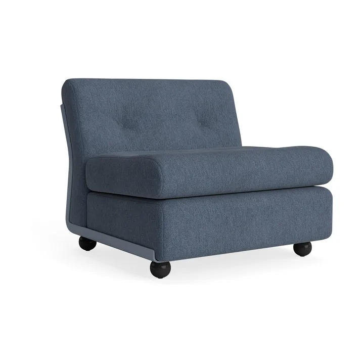 Module de canapé Amanta - Frost blue-turf blue, 1 place/fauteuil - HAY