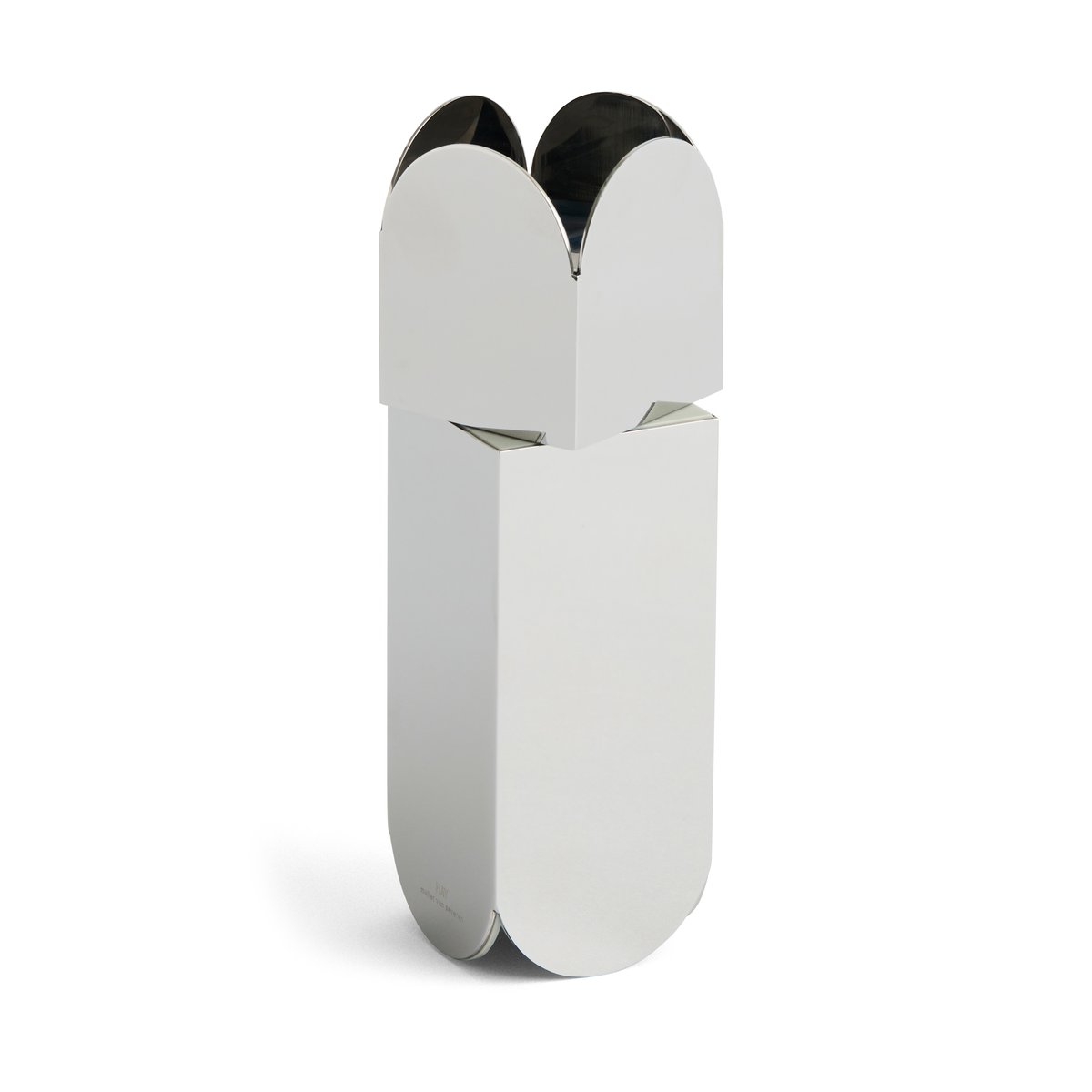 HAY Moulin à sel/poivre Arcs 17 cm Mirror | Design Scandinave | Salières & poivrières | Argenté