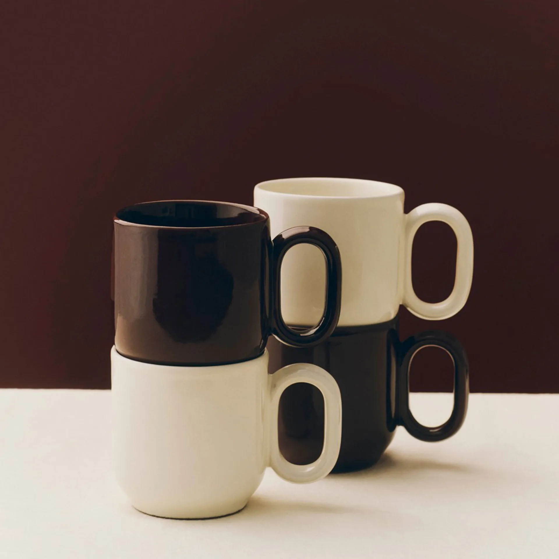 Mug Barro lot de 2, Natural HAY