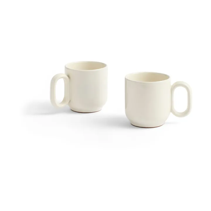 Mug Barro lot de 2 - Off-white - HAY