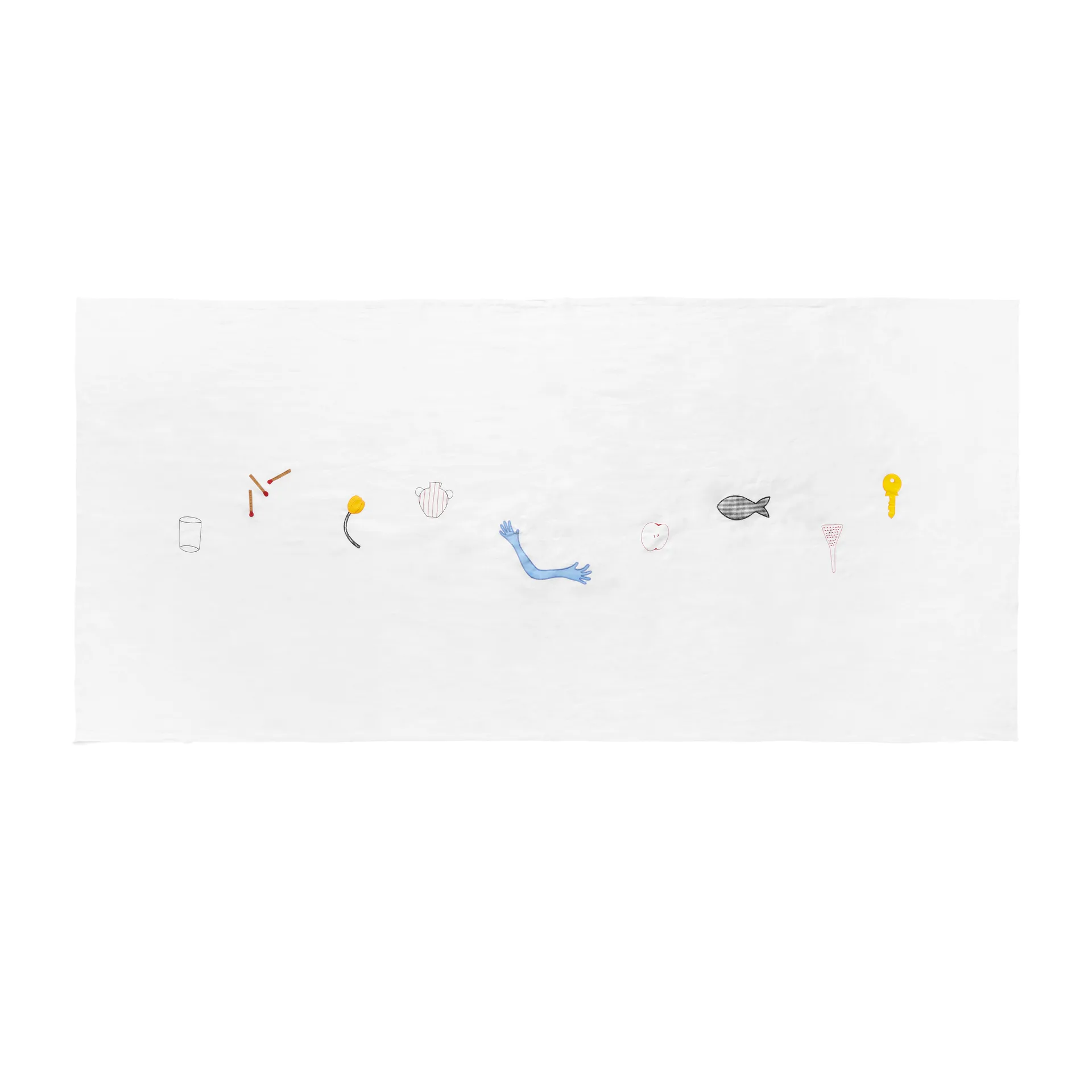 Nappe Sobremesa 140x300 cm, White HAY