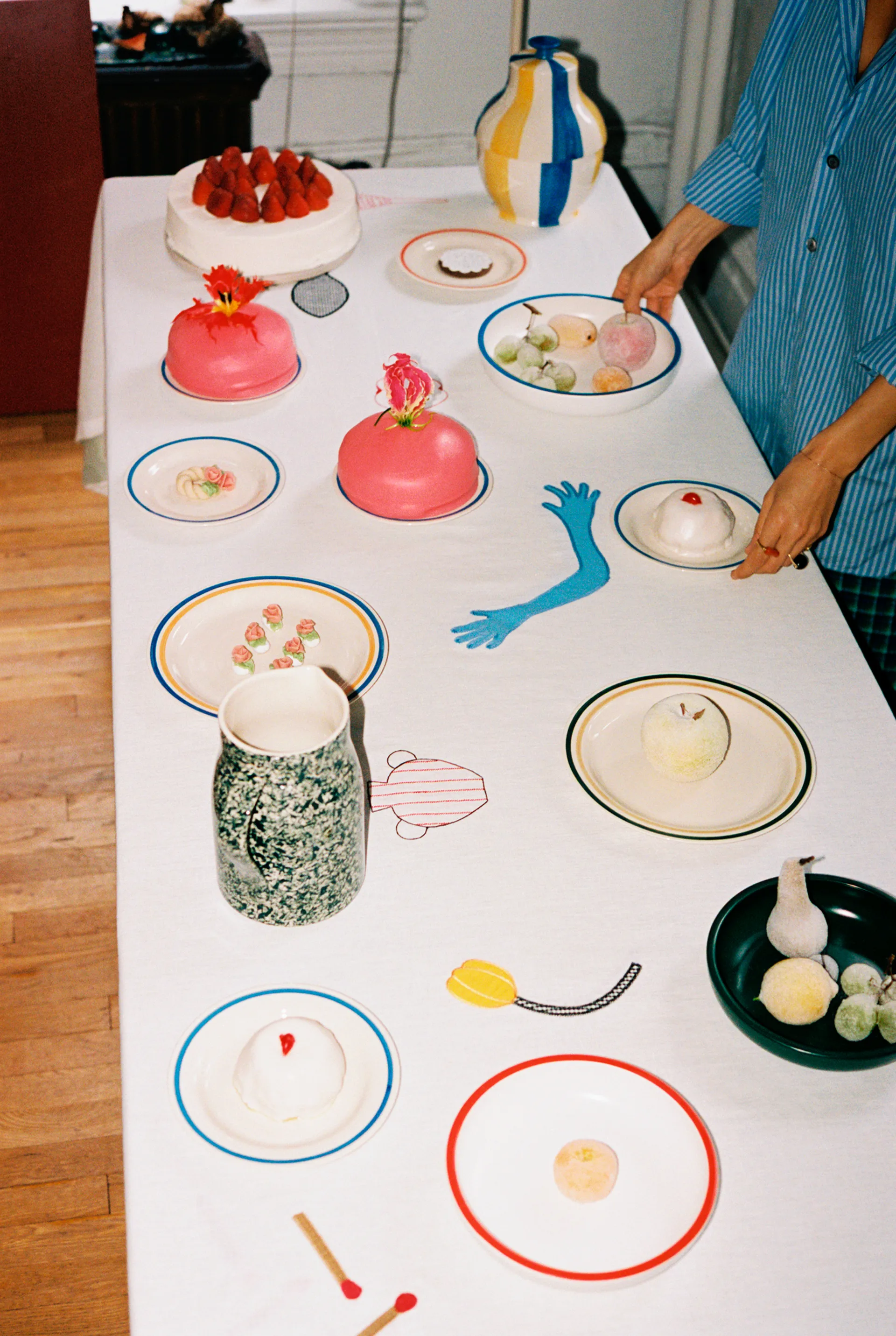 Nappe Sobremesa 140x300 cm, White HAY