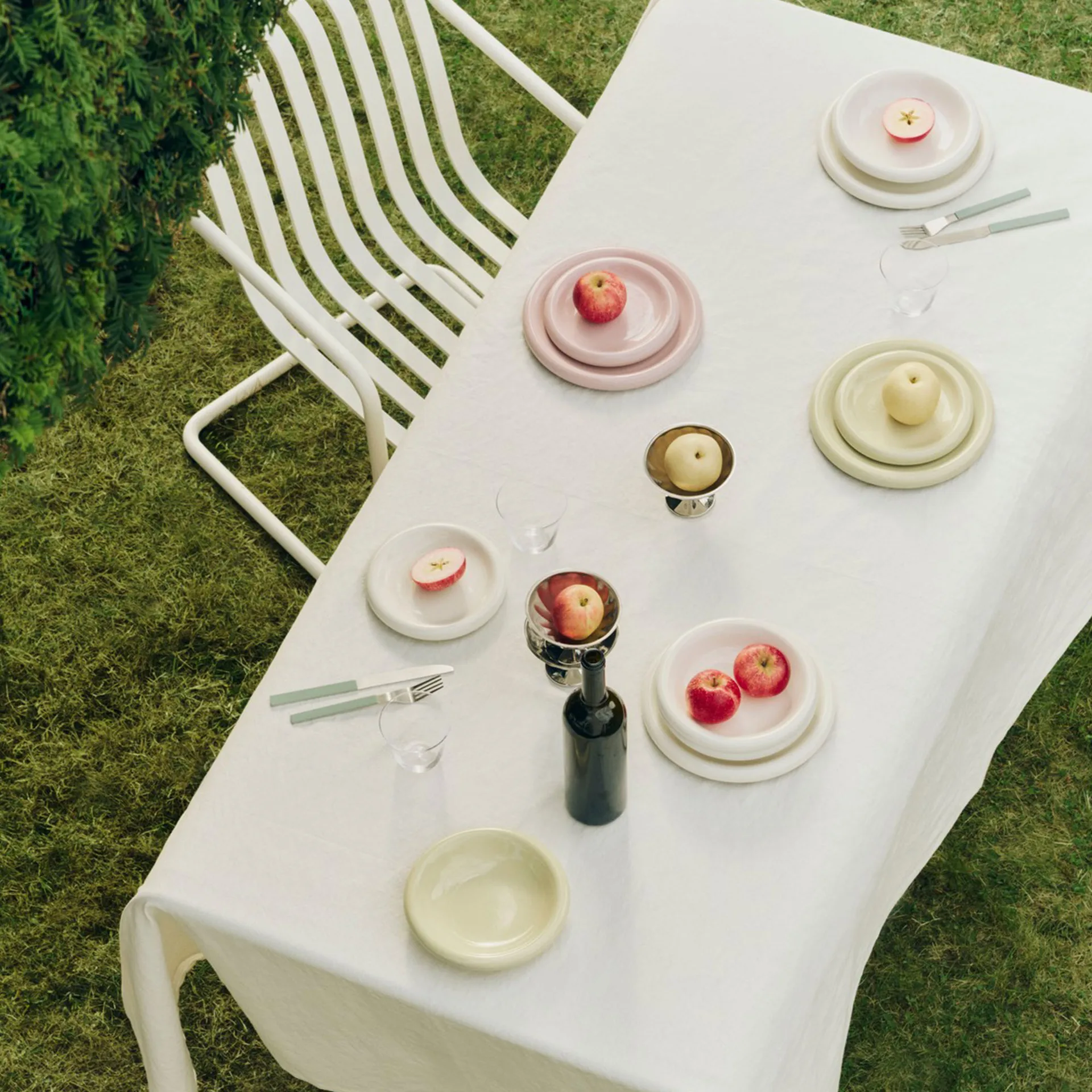 Nappe Terrazza, Cream, 230x150 cm HAY