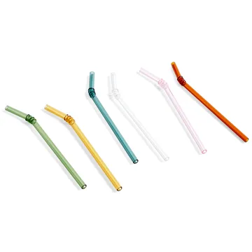 Pailles Sip Swirl Lot de 6 - Multi - HAY