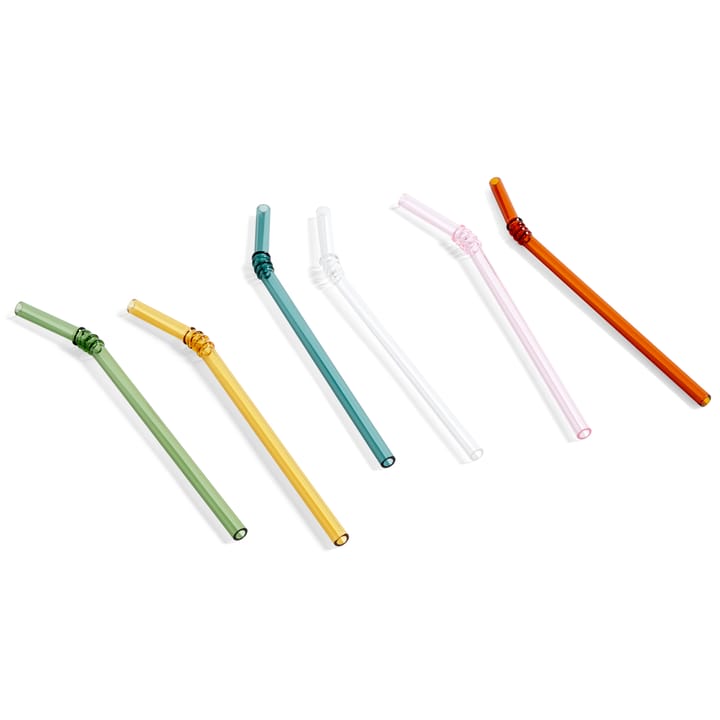 Pailles Sip Swirl Lot de 6 - Multi - HAY