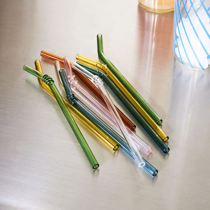 Pailles Sip Swirl Lot de 6, Multi HAY