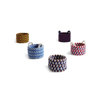 Panier avec anses Bread - blue dash, large - HAY