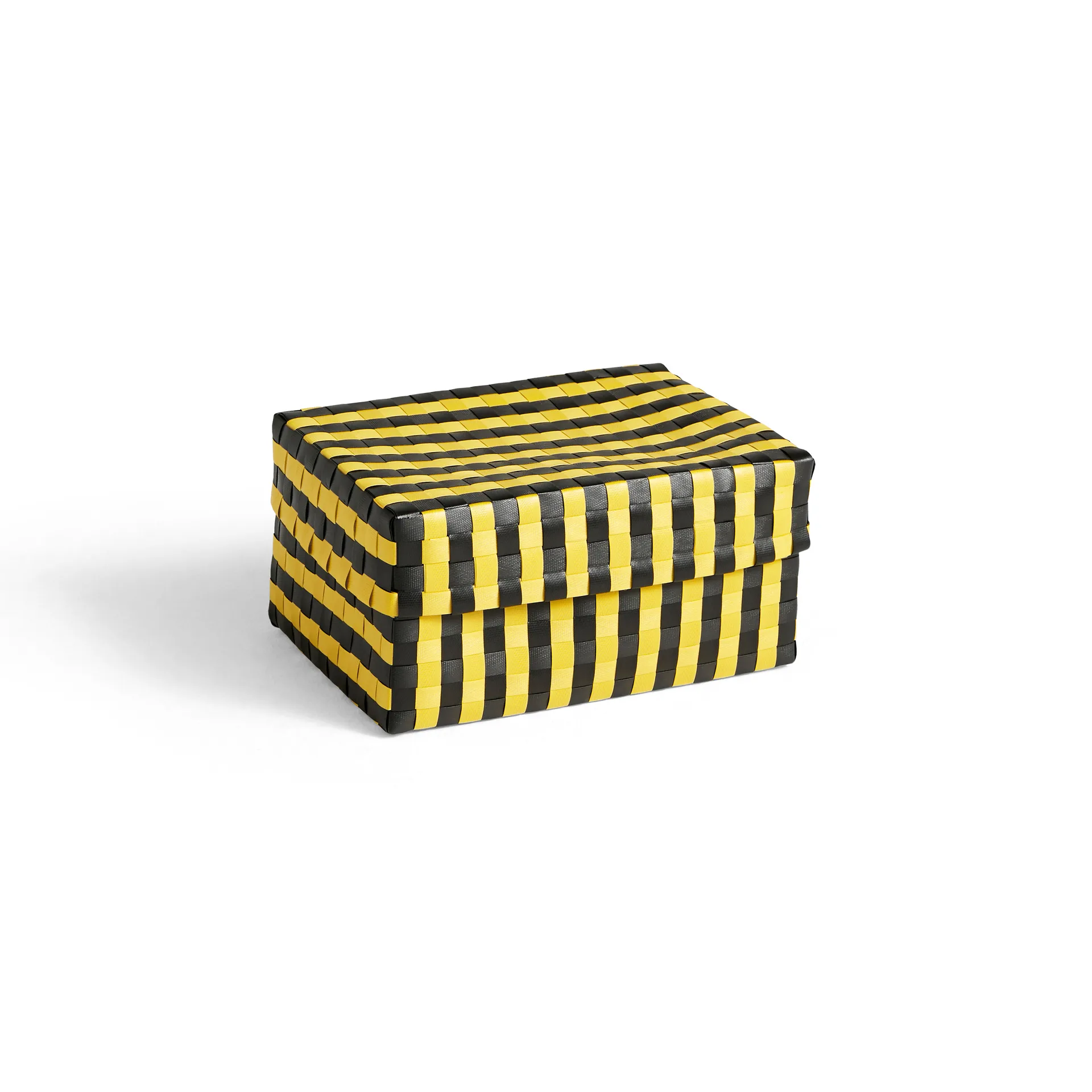 Panier de rangement Maxim Stripe Box S 21x30 cm, Jaune-noir HAY