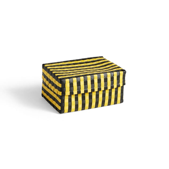 Panier de rangement Maxim Stripe Box S 21x30 cm - Jaune-noir - HAY