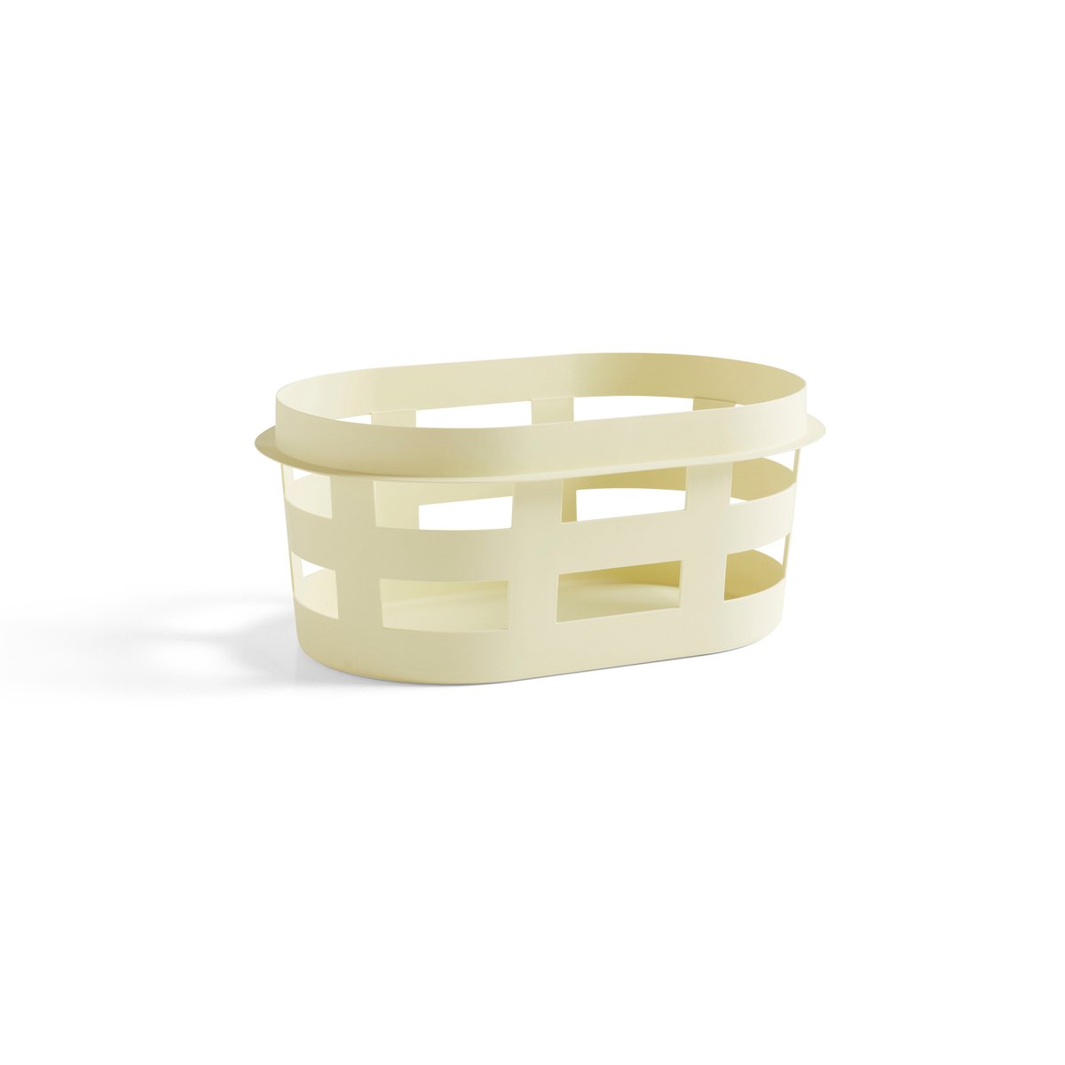 HAY Panier HAY S 24,5 cm Jaune pâle | Design Scandinave | Paniers de rangement | Jaune