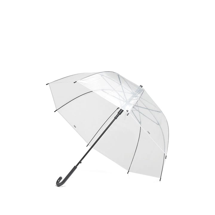 Parapluie Canopy - clear, manche en aluminium noir - HAY