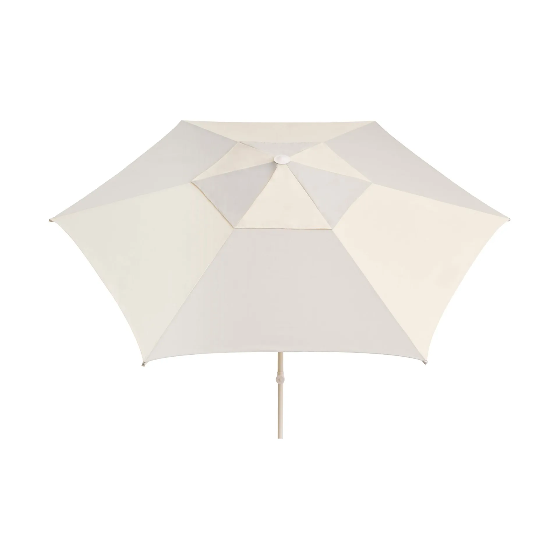 Parasol Terrazza Hexagon, Off-white -grey HAY