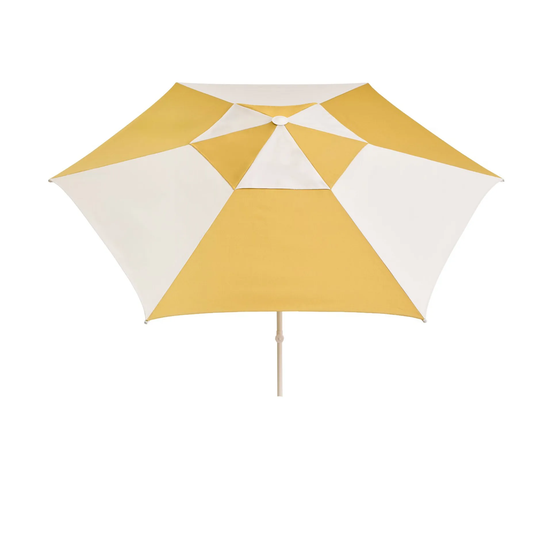 Parasol Terrazza Hexagon, Off white-ochre HAY