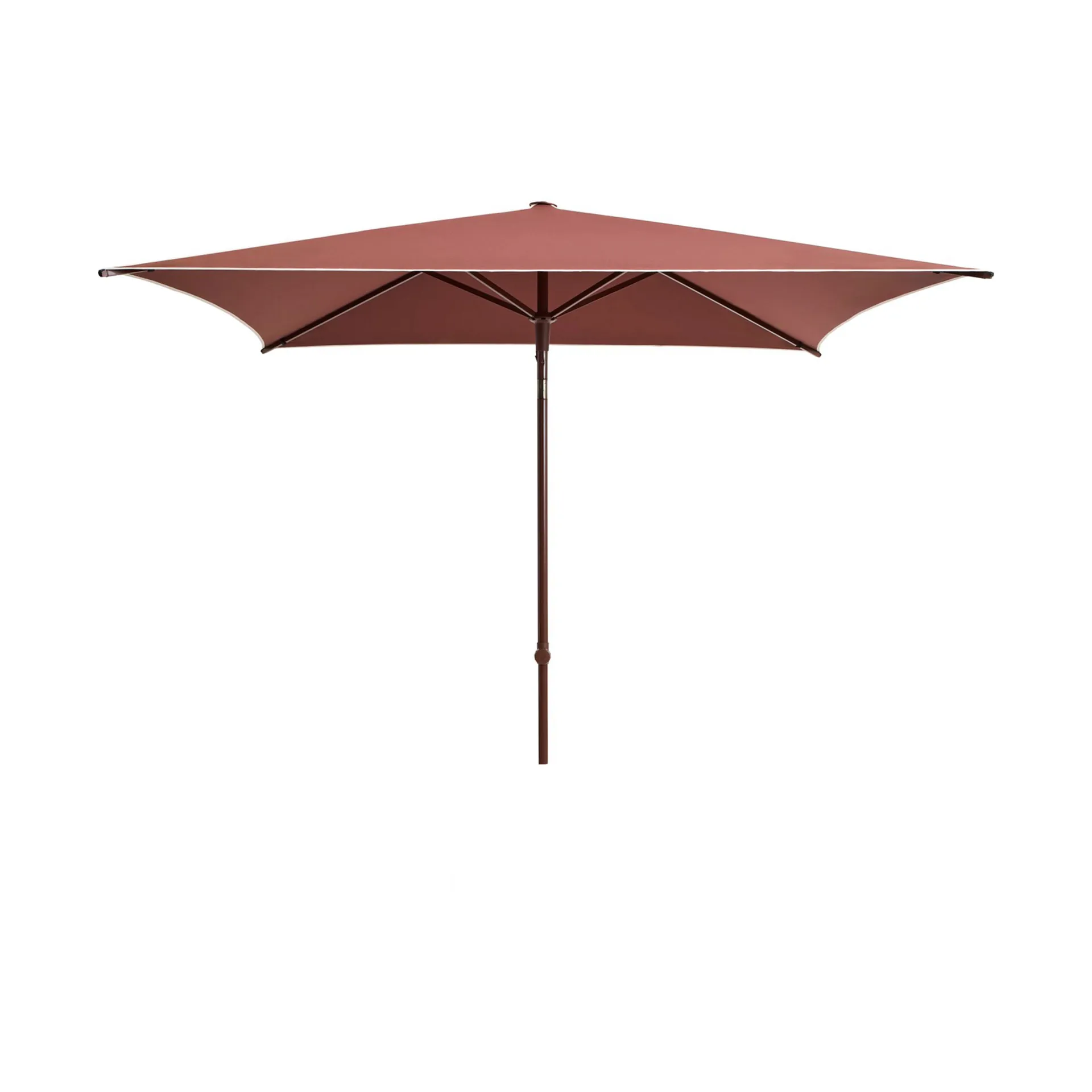 Parasol Terrazza Square, Off white-burgundy HAY