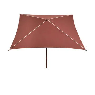 Parasol Terrazza Square - Off white-burgundy - HAY